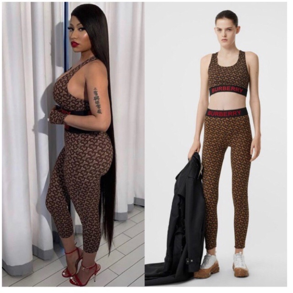 Brand new Burberry monogram leggings